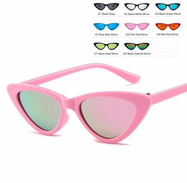 INS Kids Baby Gafas de sol para niñas y niños Gafas de sol Color caramelo Sombras de ojos de gato para niños UV4008531789