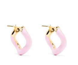 Ins nieuw in luxe fijne sieraden oorbellen voor dames hanger k gouden hart ketting met gegraveerde kralen eenvoudige sfeer klassieke oorbot