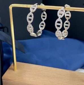 INS Nieuw in luxe fijne sieraden oorbellen voor dameshanger k Gouden Hartketting met gegraveerde kralenstatus voor de groei