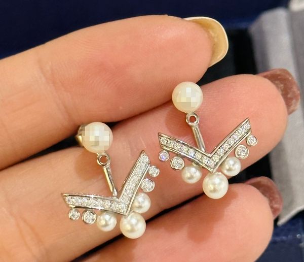 INS Nouveau dans les boucles d'oreilles de bijoux de luxe pour les femmes pendentif k collier coeur en or avec bracelet de perles gravées pour womenjoy bali
