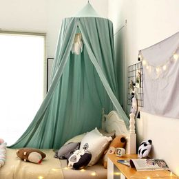 Ins Nordic Effen Kleur Koepel Kinderkamer Plafond Game Tent Slaapkamer Neard Princess Decoration Mosquito Net