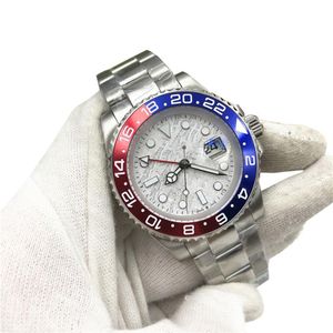 INS Orologio stile nordico Orologio Lusso Lusso Uomo Lunetta in ceramica Regalo in acciaio inossidabile Famiglia come orologio luminoso da uomo Automatico Mov277h