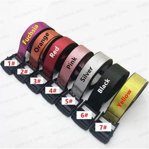 Ins Popular Fashion Brand Belts Designer New Handmade Classic Letter Broidery Belt Street Hip Hop Casual Loose Belts with Red LA282K