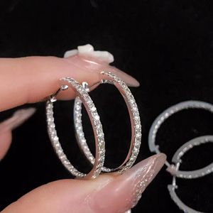 INS TOP VERKOOP EAR COUF Luxe sieraden 925 Sterling Silver Pave 5a Cubic Zirkon CZ Diamond Fashion Women Party Wedding Clip Earring For Lover cadeau