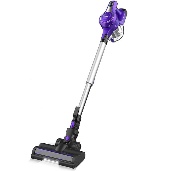 Aspirateur sans fil INSE S6 23Kpa jusqu'à 45 minutes d'autonomie, aspirateur à batterie rechargeable, aspirateur léger pour tapis et poils d'animaux