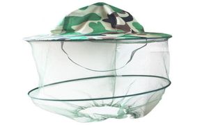 Insecte Anti moustique Résistance à la mouche Face Net Mesh Face Bug Bee Camouflage Face Mesh Caps pour le camping Randonnée Chapeau Protecteur CAP FISHI3639571