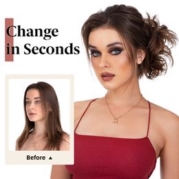 Insertar bolas de peluca para pelucas para mujeres se pueden ajustar círculos de cabello círculos de pollo y piezas de peluca desordenada