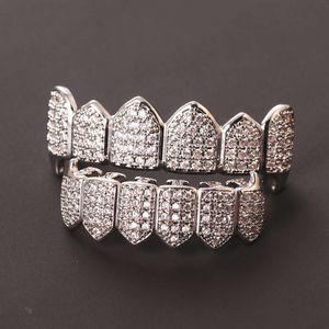 Inshiphop set gerichte sieraden met micro gouddecoratie -tanden