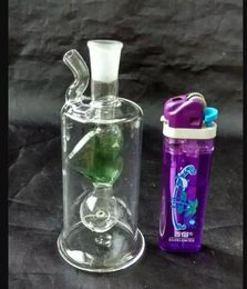 Dentro de la botella de agua de colores con bongs de vidrio accesorios, pipas de fumar de vidrio de colores de mini multi-colores de mano Tubos glas Mejor Cuchara