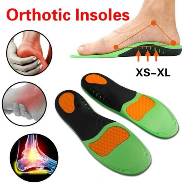 Semelles Meilleures chaussures orthopédiques EVA semelles intérieures pour pieds voûte plantaire coussinet de pied de type X/O correction de jambe pied plat soutien de la voûte plantaire chaussures de sport insérer