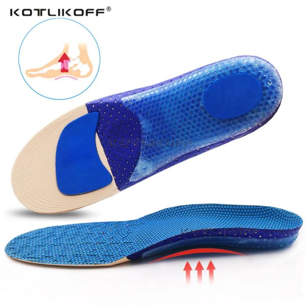 Semelles KOTLIKOFF Semelles de chaussures élastiques absorbant les chocs Semelles de baskets en nid d'abeille respirantes Semelles de chaussures de sport EVA Semelles de chaussures orthopédiques