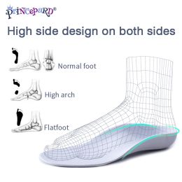 Soils intérieurs Princepard Chaussures orthopédiques Semelles intérieures pour les pieds plats pour enfants x / o Arche de jambe Soutien correct des semelles intérieures