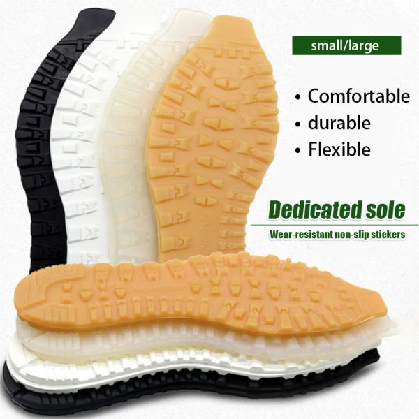 Semelles intérieures en caoutchouc pour chaussures, réparation de couverture, semelle extérieure antidérapante pour hommes, coussin de protection de remplacement, tampons auto-adhésifs plats, Patch pour femmes