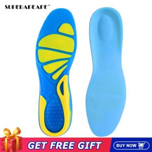 Semelles intérieures en silicone non gelphes Soft Sport Shoe semelles intérieures massage de la seme intérieure orthopédique Care pour les chaussures de pieds