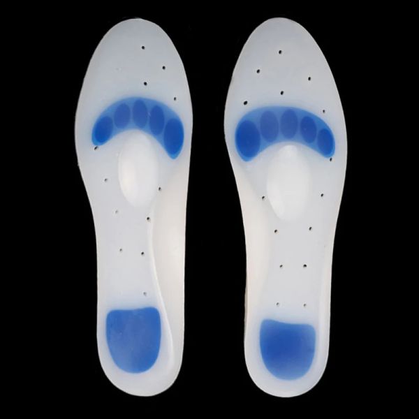 Isolas súper suaves Silicona médica Gel zapatos de plancha Metatarsal fascitis plantar cojín calcaneal shock absorción de choque S03