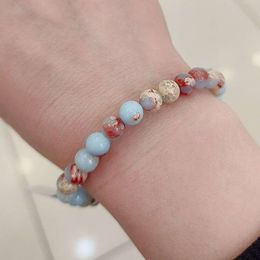 Instagram Nieuwe Chinese stijl 6mm8 mm SHOUSHAN STONE CRYSTAL Single Loop heren en dames paar armband sieraden