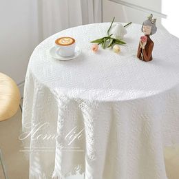 Instagram Estilo de algodón Lino de algodón Smalled Small Red Light Fotografía de alta gama de lujo Café blanco largo