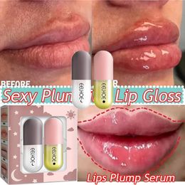 Directe lip Plumperolie Mulde glans verminderen fijne lijnen vergroten lippen elasticiteit hydrateren voeding make -up sexy zorg 240521