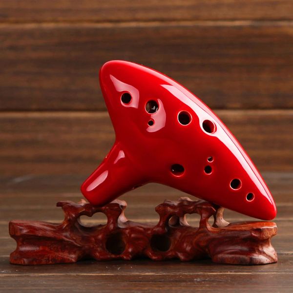 Instrument 12 trous ocarina alto c clés flûte ocarina 12 trous alto acarina folk music instrument fluta ocarina