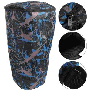 Instrument Tassen Gevallen 1Pc Afrikaanse Drum Tas Muziekinstrument Tas Grote Capaciteit Tas Camouflage Blauwe Drumstick 231110