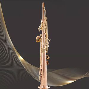 Instrument Bb phosphor bronze saxophone soprano saxophone droit débutants jouer SAX
