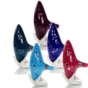 Légende de l'instrument Zelda Ocarina classique 5 couleurs 12 trous céramique alto c ocarina flûte de temps céramique instrumentos musicales