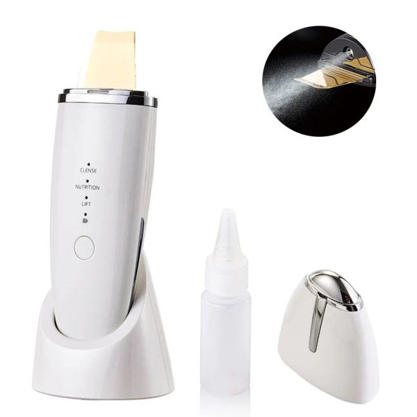 Instrumento Lesen Piel ultrasónica Fuera Blackhead Blackhead Massorista de limpiador Massager poro Care profundo Dispositivo de pelado sonoro para lavado facial