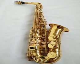 Instrument New Taiwan Jupiter Jas567 Alto EB Tune Saxophone Gold Laquer Sax avec case Bouth Poince Professional 6897464