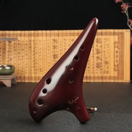 Instrumento Sevengel 12 hoyos Ocarina Key of Alto G Professional Okarina Instrumento musical hecho a mano Flauta