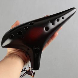 Instrument zevenangel Hoogwaardige Ocarina 12 Hole Alto F Key Okarina Performance Smolding Ocarina Music Instruments