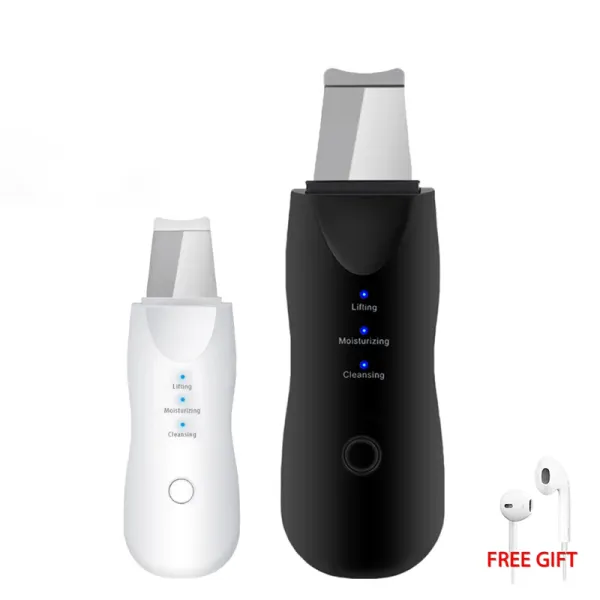 Instrument Skin Scurbber Care Beauty Ultrasonic Face Masser Nettoyage Hine Peleling Sahovel Facial Pore Cleaner Lift