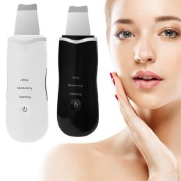 Instrument ultrasonic Skin éproignez vibration visage spatula lonic refoule de point noir pelle nette cavitation épluche de levage facial dispositifs