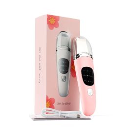 Instrument ultrasonic scludbber vibration face spatula dissolvant de tête noir épuroutteuse à un épurouure faciale cavitation épluche épluche