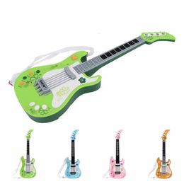 Instruments enfants Simulation guitare électronique Multi Modes guitare intelligente jouet en plastique enfants Instrument de musique musique 231225