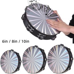 Instrumentos Drum Tambourine Dancing Hand Drum Handheld Ligera de instrumentos Musical Percusión 6in 8in 10 pulgadas Canto de reemplazo