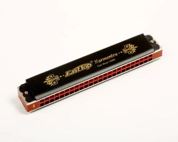 Instrumenten EASTTOP nieuwe tremolo T2406K 24 gaten harmonica tremolo harmonica mondharmonica zwarte verf