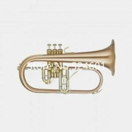 Instruments de haute qualité BB Flugelhorn Rose Brass Bell Lacquer Metal Musical Musical Instrument Profession