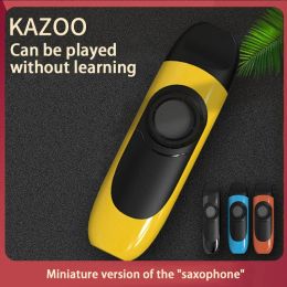 Instruments kazoos léger portable pour les débutants de performance professionnelle flûte instrument musical amateur de bois conception simple conception