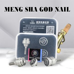 Instrumenten Meng Sha God nagel sopraan alt tenor Baryton Sax Curved Neck Fixed Screw verbeter de stem