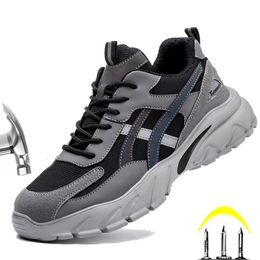 Zapatos de seguridad para electricista con aislamiento de 6kv, botas de trabajo para hombres, zapatillas con punta de acero, protección antigolpes 240105