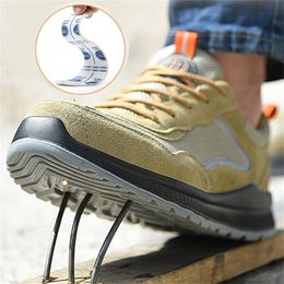 Geïsoleerd 6kV leer ademend antistatisch antismashing antipiercing elektricien werkveiligheid laarzen casual schoenen y200915