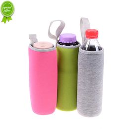 Funda aislante para botella de agua de neopreno con cuerda, funda para bolsa para botellas de agua, funda cartuchera, aislante para botella de 420ml/550ml