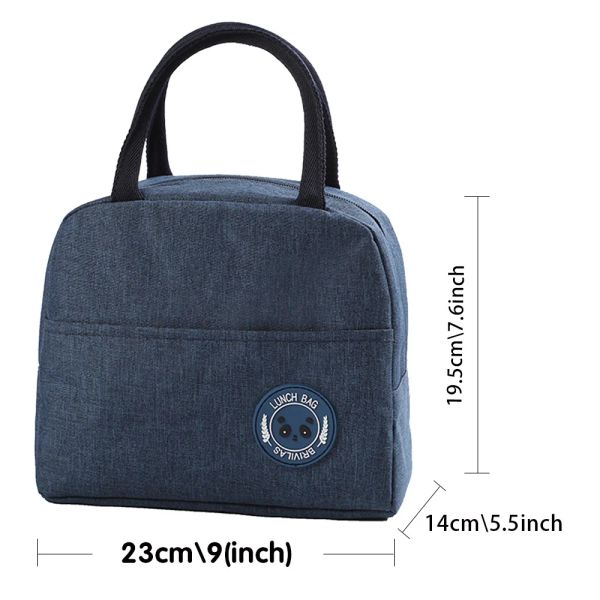 Sac à lunch à refroidisseur à refroidissement doux isolé Sactume de refroidissement alimentaire Sacs de nourriture froide thermique portables pour les enfants voyage Dnner Picnic à main