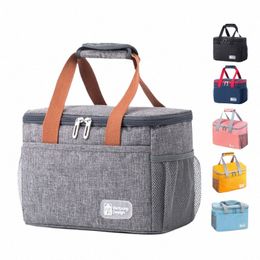 Sacs à lunch insulati Pique-nique en plein air Portable Porte-déjeuners alimentaires imperméables Sacs à main Fresh-kee Lunch Cooler Sac thermique H9uN #