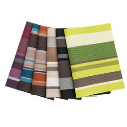 Isolatie Placemats Wasbaar Koffie Eettafel Warmte PVC Matten Warmt Resistent Keuken Tablemats Mat Antislip CGGY21