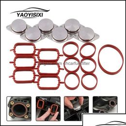 Collecteur d'admission 6X Pièces de rechange Joints Clés vierges pour M57 Swirl Flaps Réparation Supprimer Kit Drop Livraison Mobiles Motos Ai A Dhsge