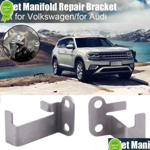 Inlaatspruitstuk Nieuwe 2 Stuks P Reparatie Beugel Spruitstuk Kit 2.7 3.0 4.2 Tdi Voor Vw Vervang Accessoires Auto Cayenne 059129086 Duurzaam Drop D Dh6Ou