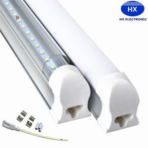 Bombillas led regulables de 4 pies Tubos led T8 integrados Cubierta transparente esmerilada 6000K 3000K 4000K para taller de almacén de garaje