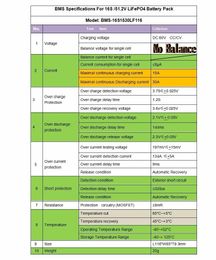 Integrated Circuits 16S 30A 51,2V Lifepo4 BMS PCM Batterieschutzplatine für Batteriepacks