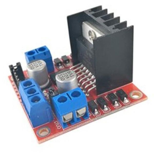 Circuits intégrés 50pcs nouveau double pont H DC moteur pas à pas carte contrôleur moteur pilote L298N module Fbsns